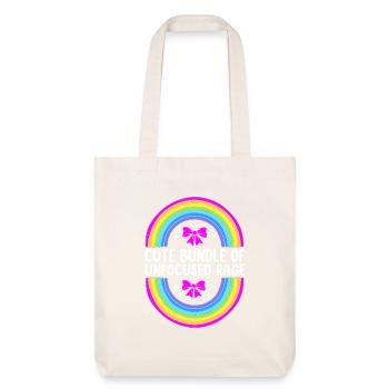 Gothique pastel - Tote bag épais recyclé Stanley/Stella - blanc cassé - Devant