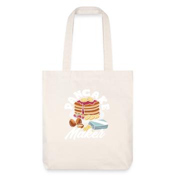 Maîtres des crêpes pour les amateurs de petit-déjeuner - Tote bag épais recyclé Stanley/Stella - blanc cassé - Devant