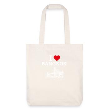 Thaïlande I Love Bangkok Golden Gate Bridge Drapeau - Tote bag épais recyclé Stanley/Stella - blanc cassé - Devant