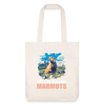 Marmots Groundhog - Stanley/Stella Heavyweight Recycled Tote Bag - natural white - Front