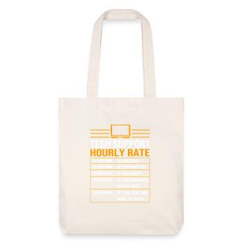 Tech Support - Stanley/Stella Heavyweight Recycled Tote Bag - natural white - Front