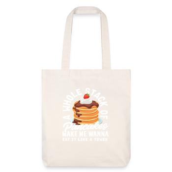 Tour de crêpes Profitez du plaisir du petit-déjeuner - Tote bag épais recyclé Stanley/Stella - blanc cassé - Devant