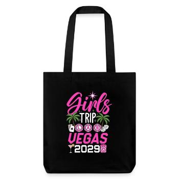 Girls Trip Las Vegas 2029 - Stanley/Stella recycelter Heavyweight Stoffbeutel - Schwarz - Vorne