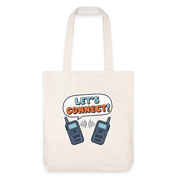 WALKIE TALKIES - Stanley/Stella Heavyweight Recycled Tote Bag - natural white - Front