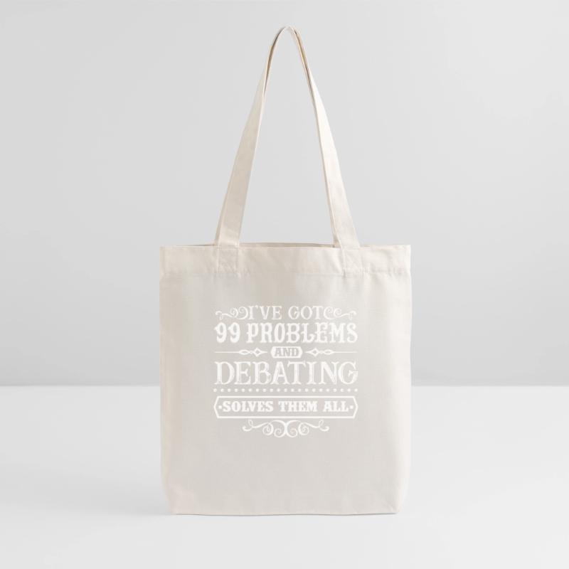 Debating Solves All Problems Stanley/Stella Heavyweight Recycled Tote Bag