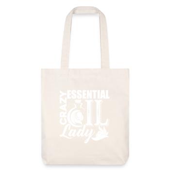 Crazy Essential Oil Lady - Stanley/Stella Heavyweight Recycled Tote Bag - natural white - Front