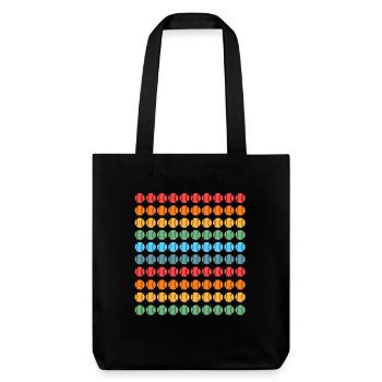 Joueur de baseball Baseball - Tote bag épais recyclé Stanley/Stella - noir - Devant