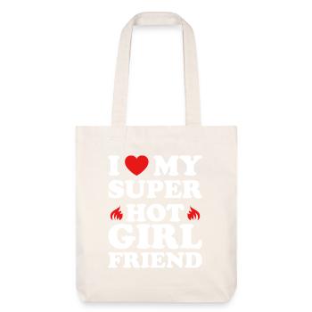 petite amie1 Plan de travail 1 - Tote bag épais recyclé Stanley/Stella - blanc cassé - Devant