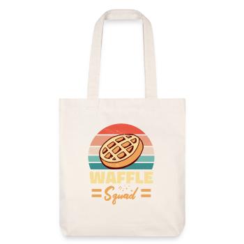 Waffle Squad Petit-déjeuner Crêpes Fans de pâtisserie - Tote bag épais recyclé Stanley/Stella - blanc cassé - Devant
