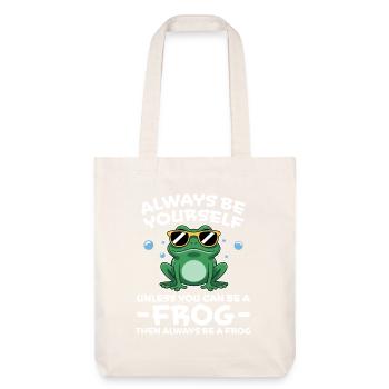 Frog Saying Toad Funny Frogs Gift - Stanley/Stella Heavyweight Recycled Tote Bag - natural white - Front