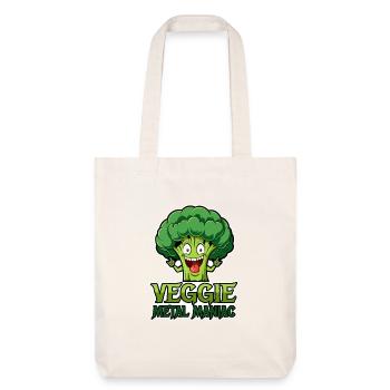 Veggie Metal Maniac - Vegan Music - Saying - Stanley/Stella Heavyweight Recycled Tote Bag - natural white - Front