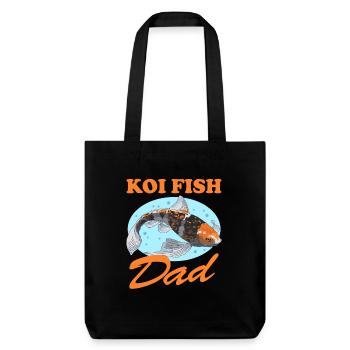 Koi Fish Dad Nishikigoi Fish Koi Gift - Tote bag épais recyclé Stanley/Stella - noir - Devant
