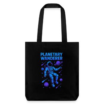 Weltraum-nerd-design Galaxien-erkunder Kosmischer - Stanley/Stella recycelter Heavyweight Stoffbeutel - Schwarz - Vorne