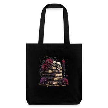 Dark Romance Booktok - Stanley/Stella recycelter Heavyweight Stoffbeutel - Schwarz - Vorne