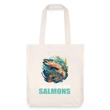 Saumon Saumon - Tote bag épais recyclé Stanley/Stella - blanc cassé - Devant