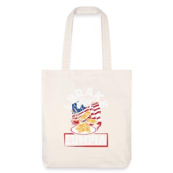 I Frein pour rouleaux de ressort de drapeau Lumpia USA - Tote bag épais recyclé Stanley/Stella - blanc cassé - Devant