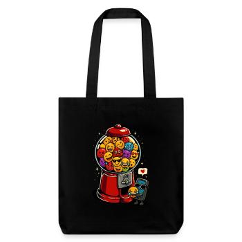Funny Gumball Communication - Stanley/Stella Heavyweight Recycled Tote Bag - black - Front
