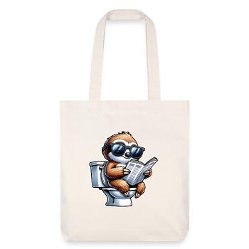 Journal de toilette paresseux - Tote bag épais recyclé Stanley/Stella - blanc cassé - Devant