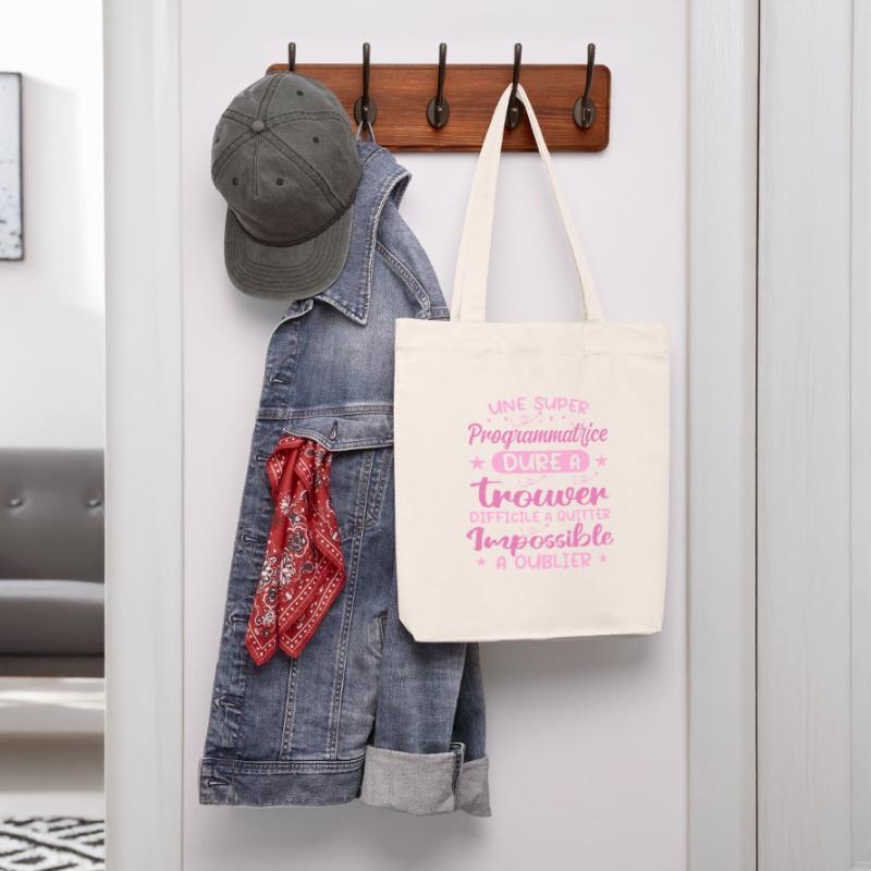 A Super Programmer - Programmer Gift Stanley/Stella Heavyweight Recycled Tote Bag