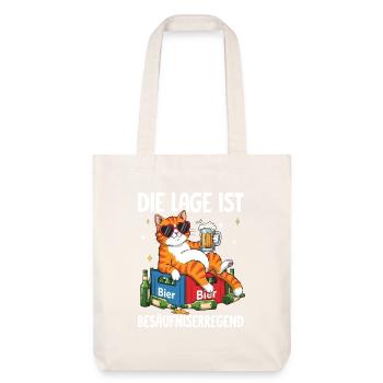 La situation est l’ivresse - Tote bag épais recyclé Stanley/Stella - blanc cassé - Devant