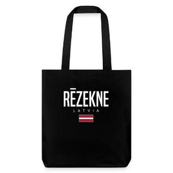 Rezekne, Latvia - Stanley/Stella Heavyweight Recycled Tote Bag - black - Front