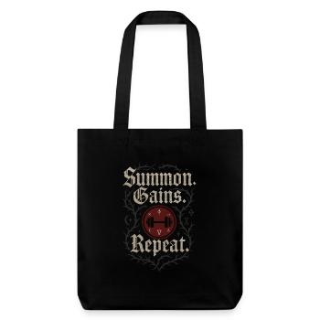 Goth Gym Dark Fitness Alternative Training Gothic - Stanley/Stella Heavyweight Recycled Tote Bag - black - Front