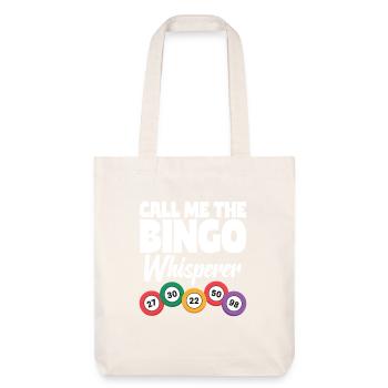 Appelez-moi le chuchoteur de bingo - Bingofans Bingo - Tote bag épais recyclé Stanley/Stella - blanc cassé - Devant