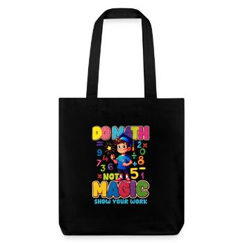 Mathématiques - Tote bag épais recyclé Stanley/Stella - noir - Devant