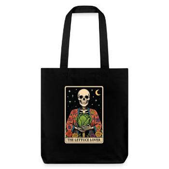 Salade Tarot - Tote bag épais recyclé Stanley/Stella - noir - Devant