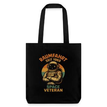 Space Veteran since 1969 - Stanley/Stella Heavyweight Recycled Tote Bag - black - Front