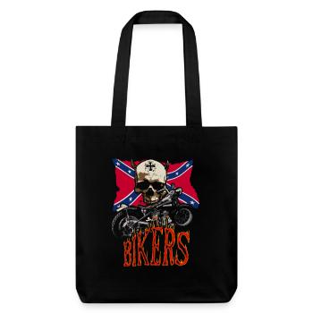 Biker's Symbols - Tote bag épais recyclé Stanley/Stella - noir - Devant