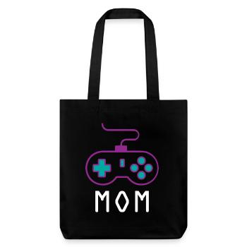 Maman Gamer - Tote bag épais recyclé Stanley/Stella - noir - Devant