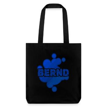 First name Bernd - Stanley/Stella Heavyweight Recycled Tote Bag - black - Front