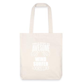 planche à voile - Tote bag épais recyclé Stanley/Stella - blanc cassé - Devant
