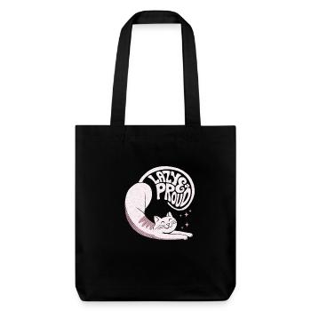 Lazy y Proud Cats - Stanley/Stella Heavyweight Recycled Tote Bag - black - Front