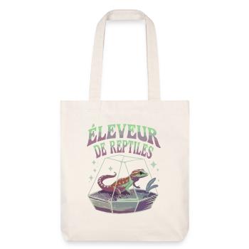 Éleveur de reptiles - Tote bag épais recyclé Stanley/Stella - blanc cassé - Devant