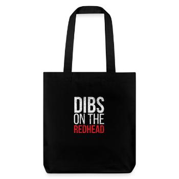 Dibs sur la rousse - Tote bag épais recyclé Stanley/Stella - noir - Devant
