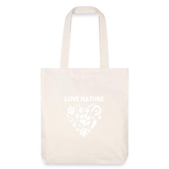 Amoureuse de la nature - Tote bag épais recyclé Stanley/Stella - blanc cassé - Devant