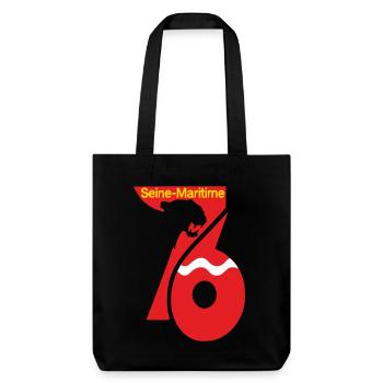 Seine-Maritime - Stanley/Stella Heavyweight Recycled Tote Bag - black - Front