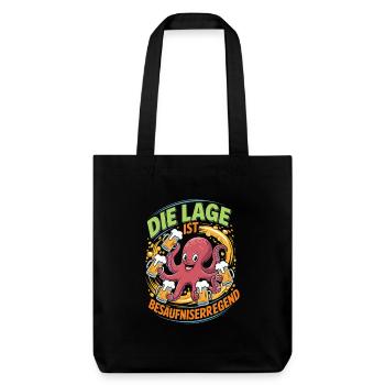 La situation est l’ivresse - Tote bag épais recyclé Stanley/Stella - noir - Devant