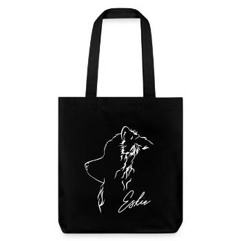 Américain Eskimo Chien Eskie Profil Chiens Wilsigns - Tote bag épais recyclé Stanley/Stella - noir - Devant