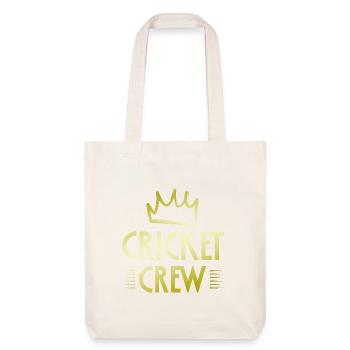 Cricket Crew - Stanley/Stella recycelter Heavyweight Stoffbeutel - Naturweiß - Vorne
