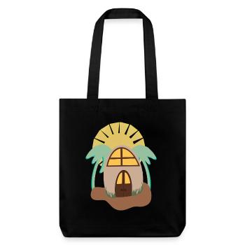 Île - Tote bag épais recyclé Stanley/Stella - noir - Devant