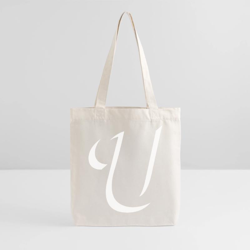 Elegant Letter U pattern with dynamic shape Stanley/Stella Heavyweight Recycled Tote Bag