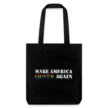 Make America Queer Again - Tote bag épais recyclé Stanley/Stella - noir - Devant