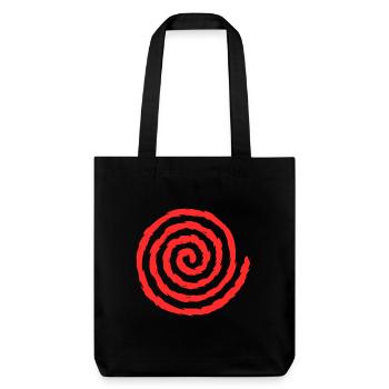 Croissance et expansion des symboles en spirale - Tote bag épais recyclé Stanley/Stella - noir - Devant
