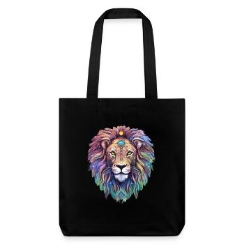 Leo Heavenly - Ethereal Majesty - Stanley/Stella Heavyweight Recycled Tote Bag - black - Front