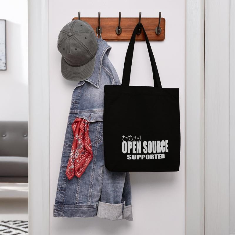 LUZILLION CODER COUTURE, OPEN SOURCE SUPPORTER Stanley/Stella Heavyweight Recycled Tote Bag