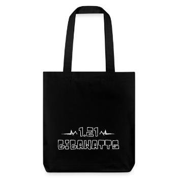 1,21 gigawatts. Retour vers le futur. Machine à remonter le temps - Tote bag épais recyclé Stanley/Stella - noir - Devant