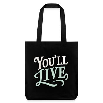 Vous vivrez - Tote bag épais recyclé Stanley/Stella - noir - Devant